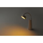 2-in-1 desk lamp and torch with adjustable light in 3 modes white colour third photographic view
