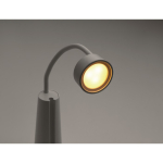 2-in-1 desk lamp and torch with adjustable light in 3 modes white colour eighth photographic view