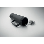 Stainless steel double-wall thermal tumbler with built-in speaker 700 ml black colour