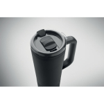 Stainless steel double-wall thermal tumbler with built-in speaker 700 ml black colour