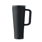 Stainless steel double-wall thermal tumbler with built-in speaker 700 ml black colour