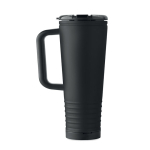 Stainless steel double-wall thermal tumbler with built-in speaker 700 ml black colour sixth view