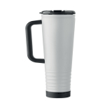 Stainless steel double-wall thermal tumbler with built-in speaker 700 ml white colour sixth view