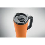 Stainless steel double-wall thermal tumbler with built-in speaker 700 ml orange colour