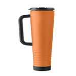 Stainless steel double-wall thermal tumbler with built-in speaker 700 ml orange colour sixth view