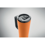 Stainless steel double-wall thermal tumbler with built-in speaker 700 ml orange colour