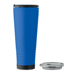 Stainless steel double-wall thermal tumbler with built-in speaker 700 ml royal blue colour