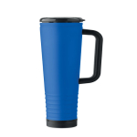 Stainless steel double-wall thermal tumbler with built-in speaker 700 ml royal blue colour