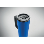 Stainless steel double-wall thermal tumbler with built-in speaker 700 ml royal blue colour