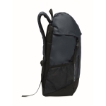 RPET 600D sports backpack with reflective details 15L blue colour