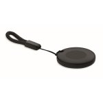 Keyring-format tracker compatible with Apple and Android black colour second view