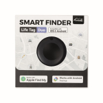 Keyring-format tracker compatible with Apple and Android black colour eighth view