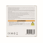 Keyring-format tracker compatible with Apple and Android white colour