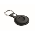 Keyring tracker with PU anti-loss case black colour third view