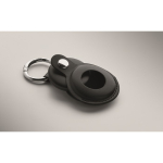 Keyring tracker with PU anti-loss case black colour fifth photographic view