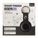Keyring tracker with PU anti-loss case black colour ninth view