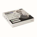 Keyring tracker with PU anti-loss case black colour