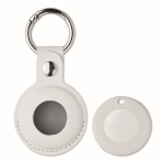 Keyring tracker with PU anti-loss case white colour sixth view