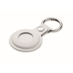 Keyring tracker with PU anti-loss case white colour seventh view