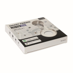 Keyring tracker with PU anti-loss case white colour
