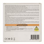 Keyring tracker with PU anti-loss case white colour