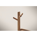 Acacia wood tray for carrying and small everyday items wood colour sixth photographic view