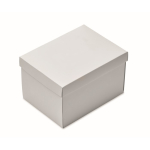 Ceramic aroma burner set with tealight candle and vanilla oil white colour seventh view