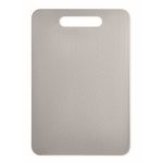 Heavy-duty medium-sized stainless steel chopping board silver colour fourth view