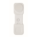 Foldable 3-in-1 wireless charging station with USB-C input 15W white colour ninth view