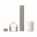 Aromatic set with fragrance diffuser and vegetable wax candle white colour fifth view