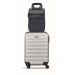 PU laptop backpack with RPET lining with 15'' compartment navy-blue colour