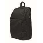 Urban RPET backpack with padded compartment for 15'' laptop black colour second view