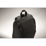 Urban RPET backpack with padded compartment for 15'' laptop black colour fifth photographic view