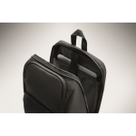 Urban RPET backpack with padded compartment for 15'' laptop black colour sixth photographic view