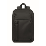 Urban RPET backpack with padded compartment for 15'' laptop black colour