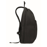Urban RPET backpack with padded compartment for 15'' laptop black colour