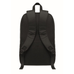 Urban RPET backpack with padded compartment for 15'' laptop black colour