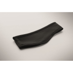 Soft fleece headband for cold weather 280 g/m² black colour fifth photographic view