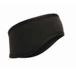 Soft fleece headband for cold weather 280 g/m² black colour sixth view