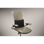 Suede-effect cushion with silk fibre filling for comfortable seating black colour third photographic view