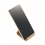 Walnut and poplar wooden phone stand for desk wood colour second view