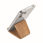 Walnut and poplar wooden phone stand for desk wood colour third view