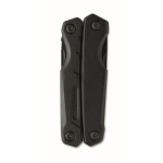 Folding aluminium and stainless steel multi-tool 13-in-1 with pouch black colour tenth view