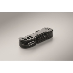 Aluminium and stainless steel multitool knife. 13-in-1 with pouch black colour fifth photographic view
