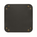 Foldable PU tray with buckles for keys and everyday items black colour sixth view