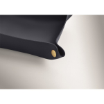 Foldable PU tray with buckles for keys and everyday items navy-blue colour third photographic view