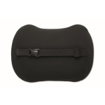 Ergonomic memory foam cushion for lumbar support black colour sixth view