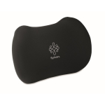 Ergonomic memory foam cushion for lumbar support black colour main view