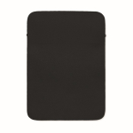 Neoprene laptop sleeve with 3 mm thickness, sized for 15'' black colour second view