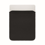 Neoprene laptop sleeve with 3 mm thickness, sized for 15'' black colour